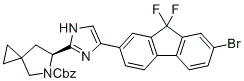 (6S)-6-[5-(7-溴-9,9-二氟-9H-芴-2-基)-1H-咪唑-2-基]-5-氮雜螺[2.4]庚烷-5-羧酸芐酯