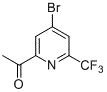 2-乙酰基-4-溴-6-三氟甲基吡啶