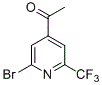 2-溴-4-乙酰基-6-三氟甲基吡啶