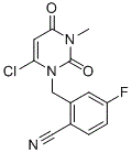 2-[(6-氯-3,4-二氫-3-甲基-2,4-二氧代-1(2H)-嘧啶基)甲基]-4-氟苯甲腈