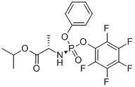 N-[(S)-(2,3,4,5,6-Pentafluorophenoxy)phenoxyphosphinyl]-L-alanine 1-methylethyl ester